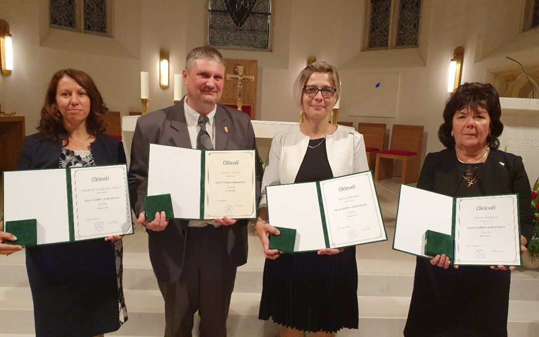 Szent Gellért – díjakat vettek át iskolánk pedagógusai