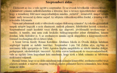 Szeptemberi áldás